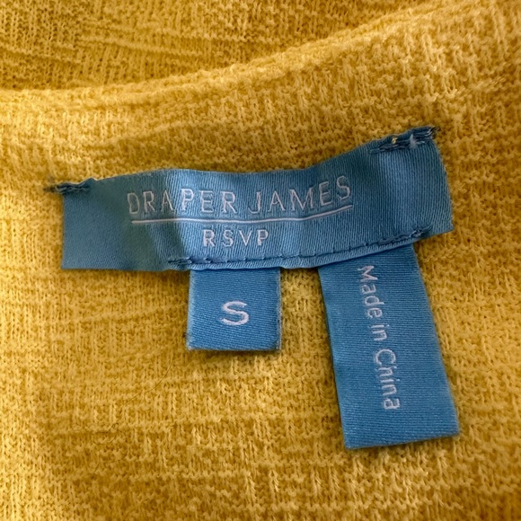 Draper James Yellow Sleeveless Knit Midi Dress Size Small - Picture 4 of 6